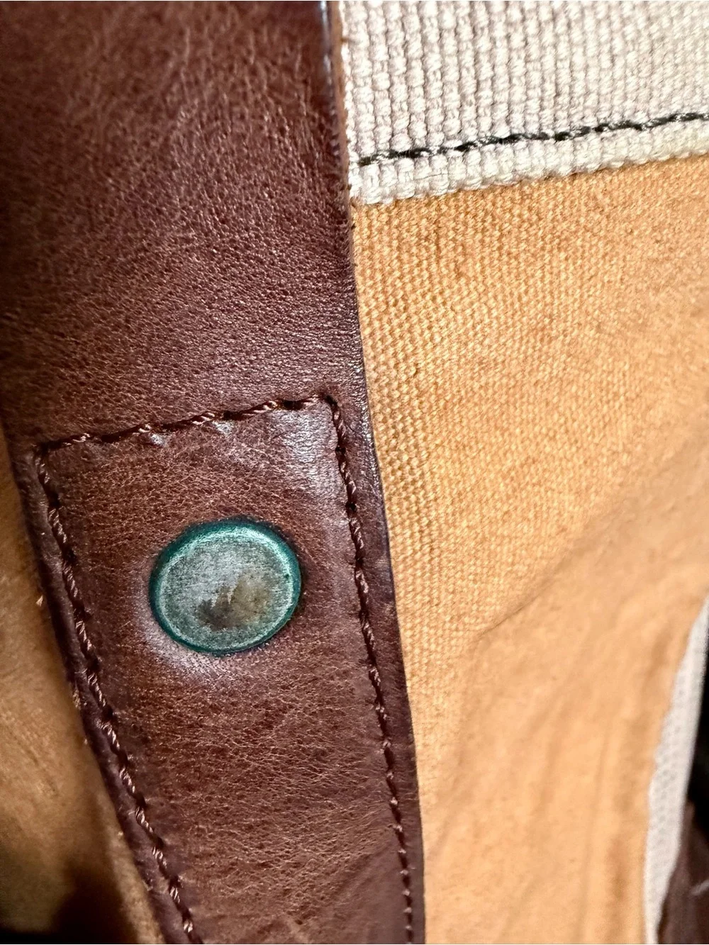 Vintage Reproduction by Levi’s Vintage Clothing - Tote Bag in Mustard and Brown